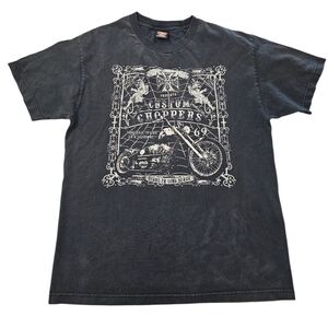 Vintage Y2K West Coast Choppers T-Shirt Jesse James Long Beach Faded L